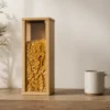 Bamboo cereal box detail