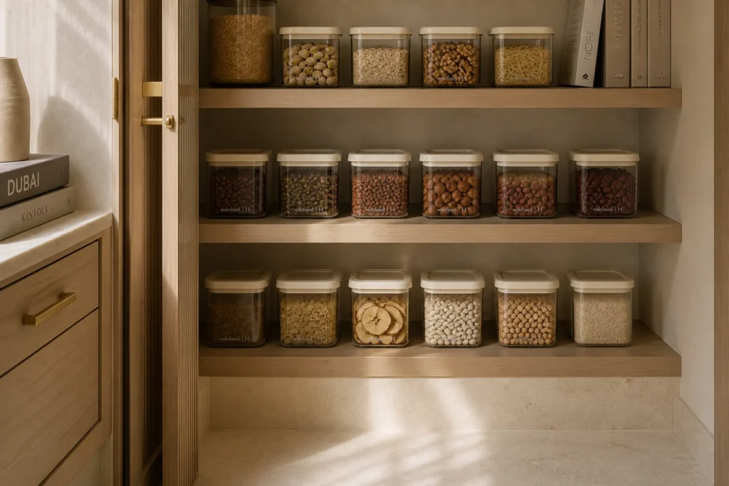 A pantry you open on purpose.