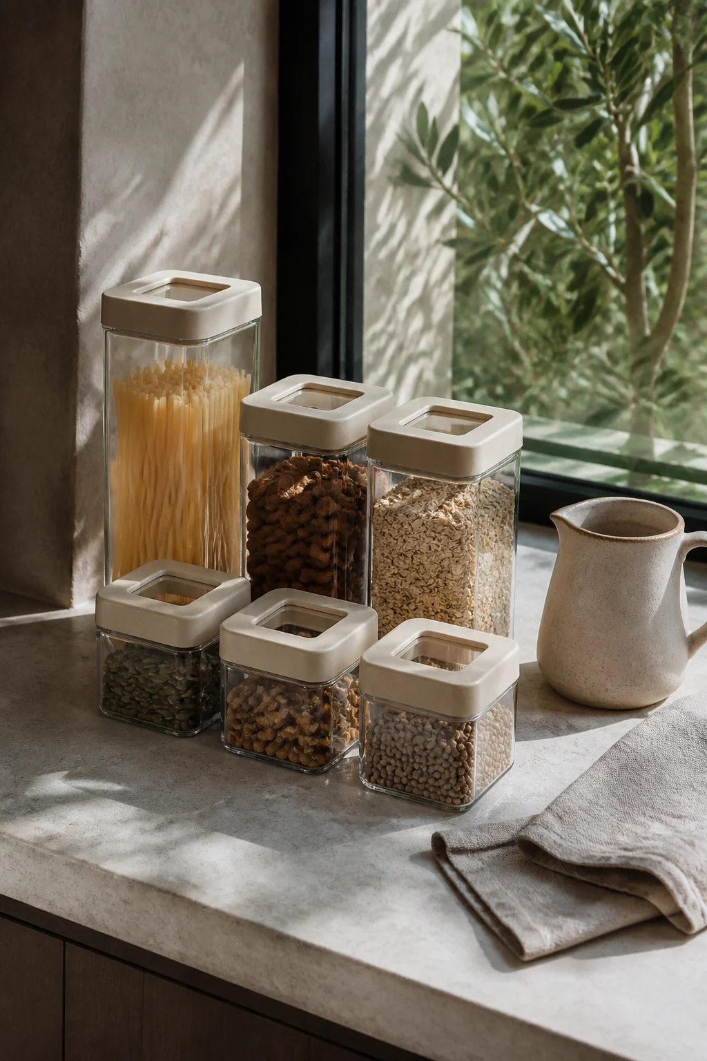The Essentials set of six glass vessels